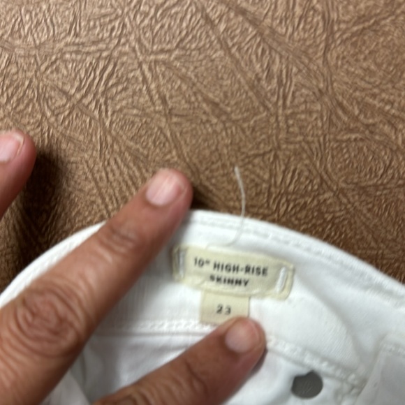Madewell white jeans size 23 - Picture 5 of 5